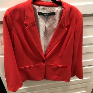 Red blazer